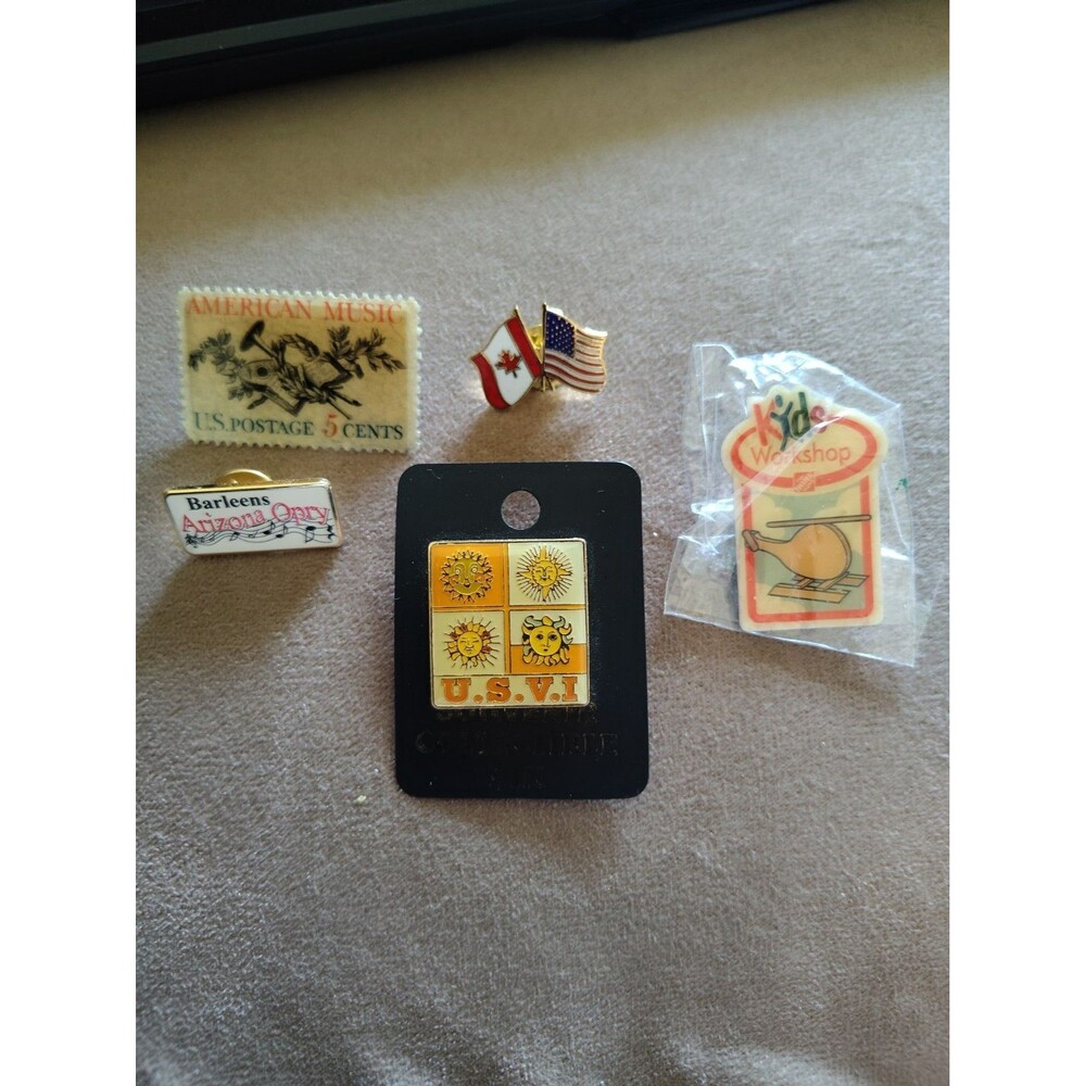 Assorted Pins Lot Or 5